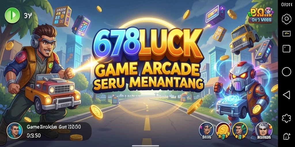Gameplay menarik dari 678LUCK dalam suasana Arcade yang seru.
