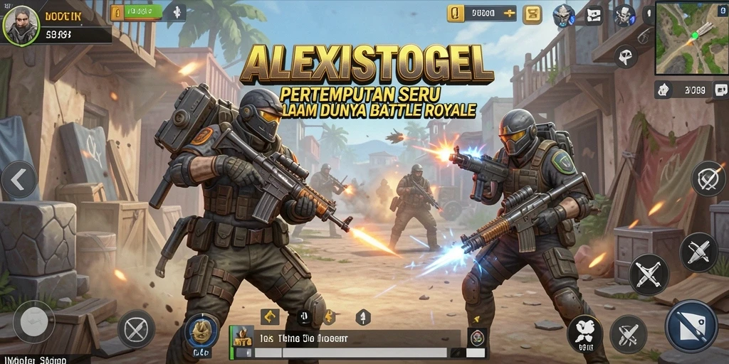 Screenshot gameplay ALEXISTOGEL dalam pertempuran seru Battle Royale.