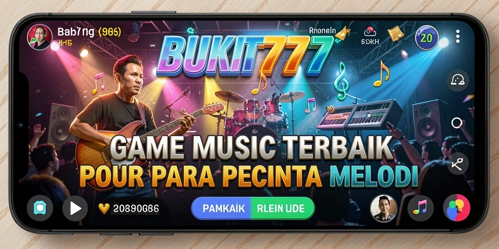 Tampilan menarik dari gameplay BUKIT777 menampilkan interaksi musik.
