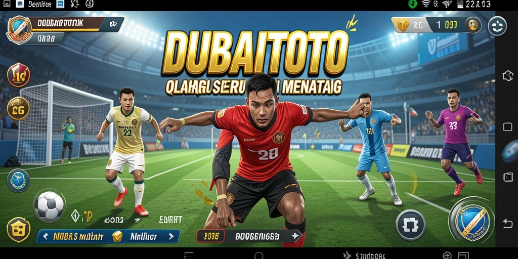 Tampilan gameplay seru di DUBAITOTO dengan berbagai pilihan olahraga.
