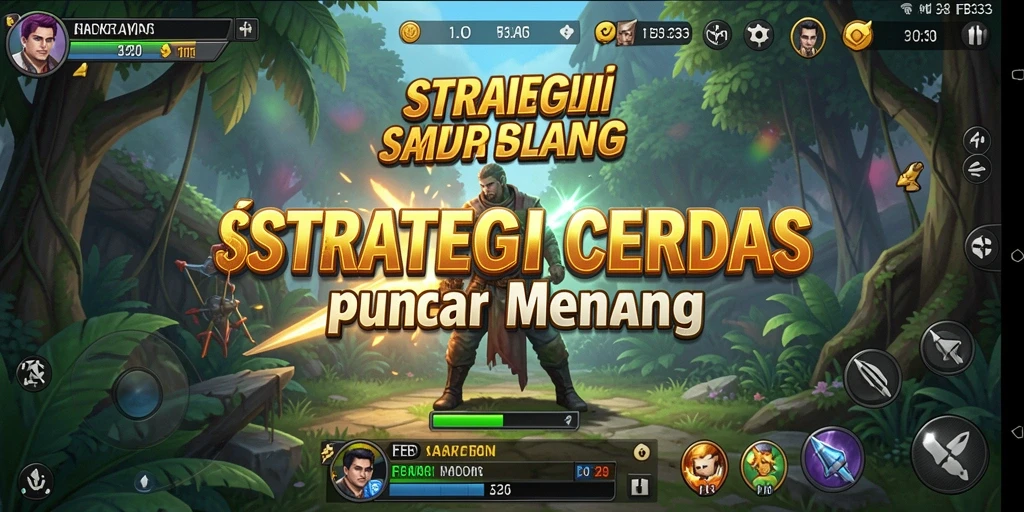 Screenshot gameplay FB333 menunjukkan aksi pertempuran strategis yang intens.