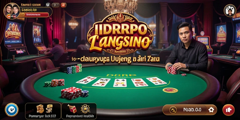 Tampilan gameplay Live Casino IDRRP yang mengasyikkan dengan dealer langsung.