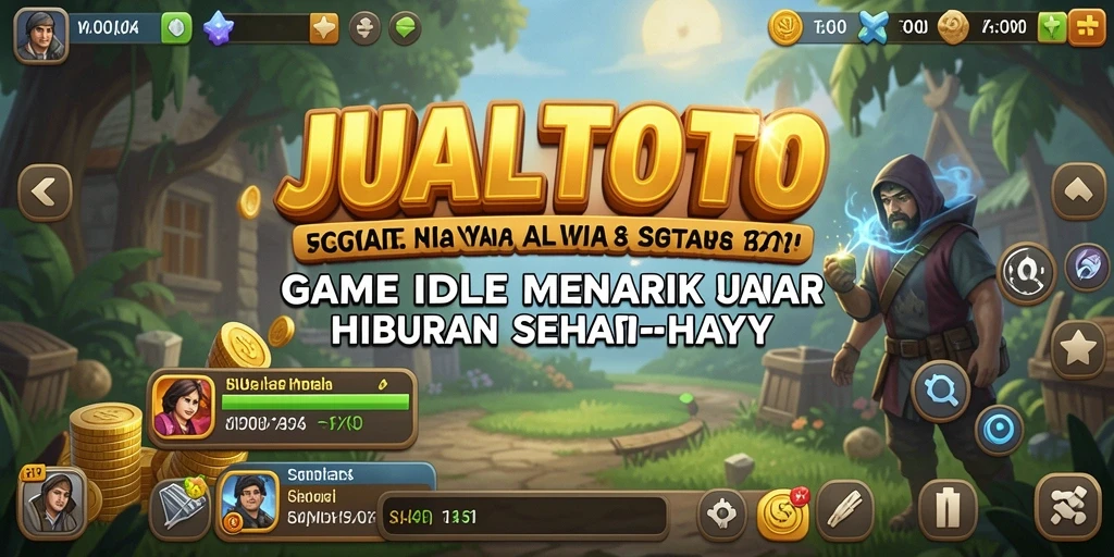 Tangkapan layar utama JUALTOTO menampilkan gameplay yang seru dan menantang.