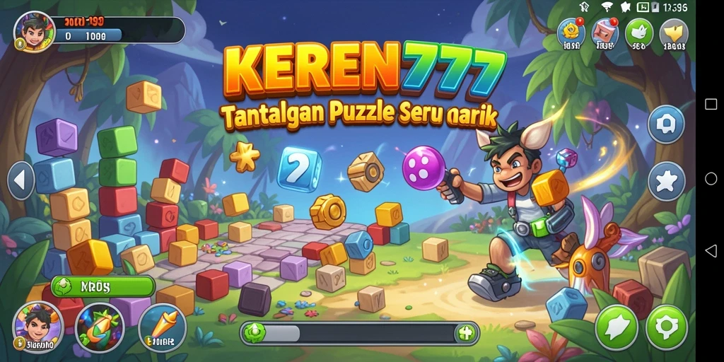 Tampilan gameplay seru dan penuh tantangan di KEREN777.