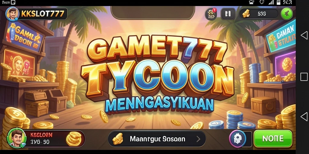 Tampilan gameplay seru KKSLOT777 yang menghadirkan mesin slot beragam.