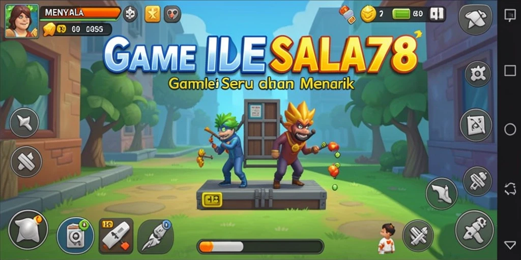Tampilan gameplay menarik di MENYALA78 dengan elemen Idle.