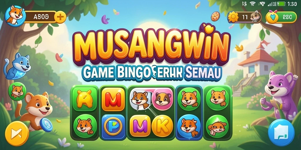 Screenshot gameplay Bingo MUSANGWIN yang mengasyikkan.