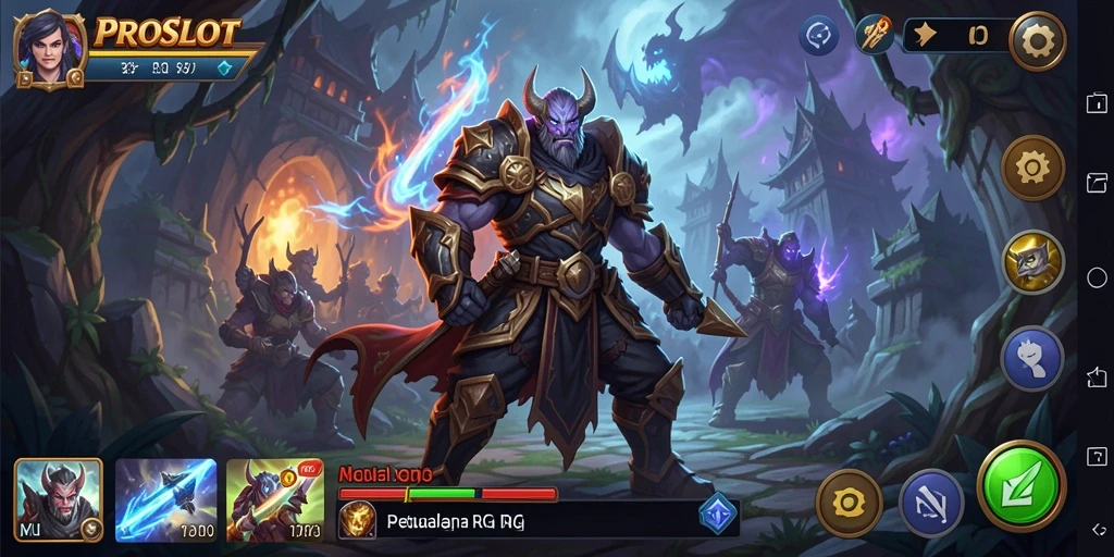 Tangkapan layar PROSLOT menunjukkan aksi RPG yang mendebarkan.