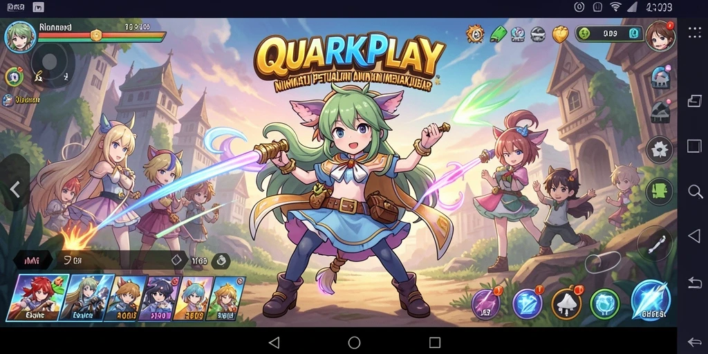 Gameplay QUARKPLAY yang menawan dengan karakter Anime yang dinamis.