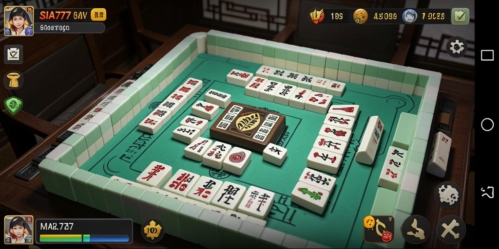 Tampilan gameplay menarik dari game Mahjong SIA777.
