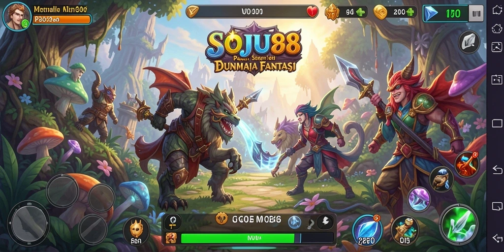 Tampilan gameplay SOJU88 yang seru dan mendebarkan.