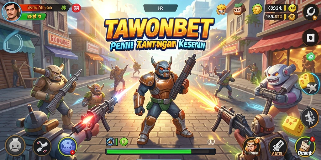 Tampilan gameplay TAWONBET yang menarik dan penuh aksi.
